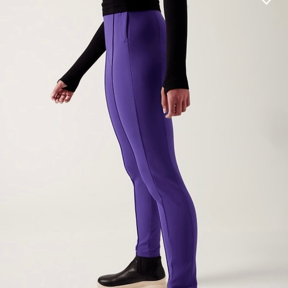 Athleta Glacier Snow Skinny Pant size 2 Purple - Picture 3 of 4
